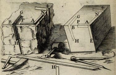 Gravure de Abraham Bosse sur le trait à preuves